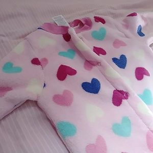 Warm fuzzy onesie.